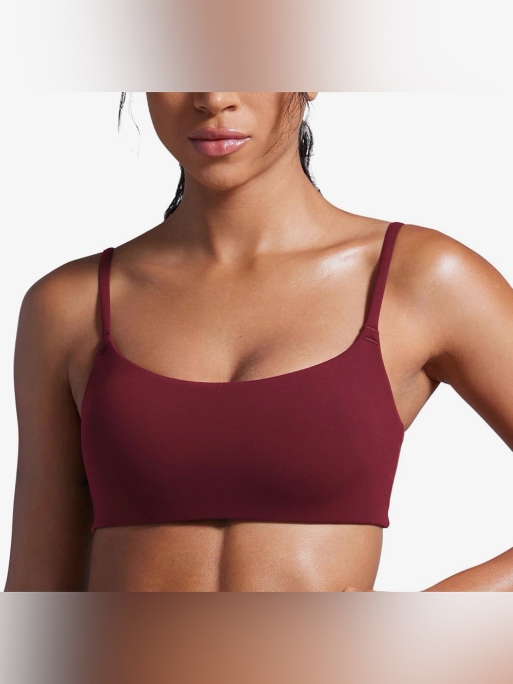 NWT CRZ YOGA Butterbreeze Scoop Neck Sports Bra
Medium Support Removable Pads XL